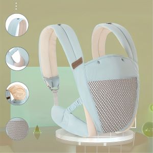 Vren hình chữ X thoáng khí nhẹ Xe đẩy trẻ em thuận tiện cotton Địu quấn em bé thoải mái địu trẻ em ba lô cho 0-36 tháng