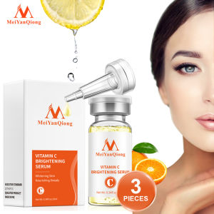 MeiYanQiong 3PCS Super Skin Care Vitamin C Whitening Anti Wrinkle Facial Serum Anti Aging Moisturzing Serum Face Care VC Remove Dark Spots Serum