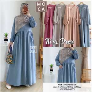 GAMIS DRESS NIRA LD 100 BY  MOCA"