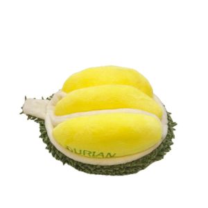 DEQIX Plush Pet Durian Sound Toys Creative Funny Dog Squeak Toy Wear-resistant Soft Pet Training Toys Sniffing Hiding Food