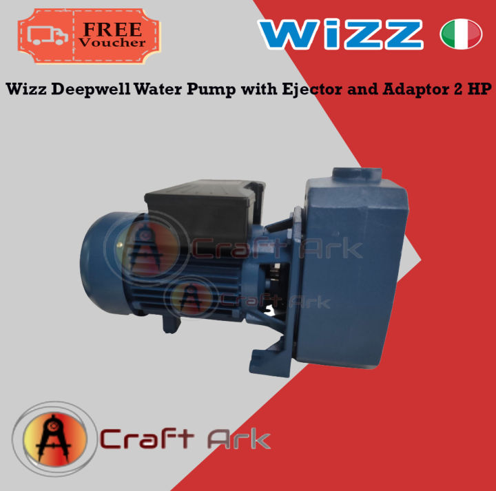 Wizz Deep well Water Pump with Ejector and Adaptor 2HP Lazada PH