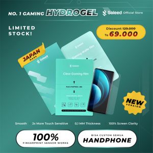 SOLEED - Vivo X100 Pro Gaming Hydrogel Clear Matte | Anti Gores Screen Protector Not Tempered Glass