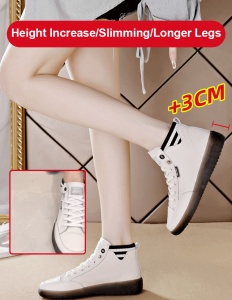 Womens soft-soled white shoes fashionable and versatile white shoes