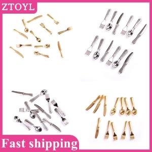 ZTOYL💝 12PCS Mini Dollhouse Miniature Scene Model Doll House Accessories Knife And Fork
