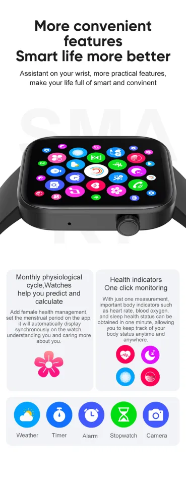 qifen] COLMI P71 Voice Calling Smartwatch Men Health Monitoring