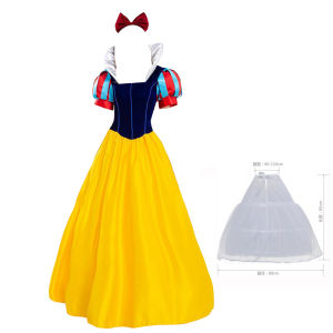 Cỡ Lớn Âu Mỹ Người Lớn Bạch Tuyết Váy Halloween cos Trang Phục Biểu Diễn Sân Khấu Trang Phục Phù Hợp Với Quần Áo Nữ