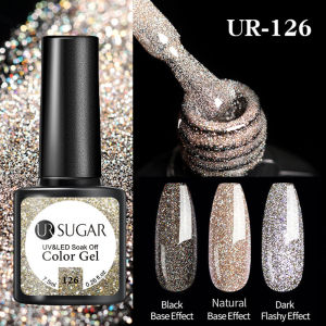 Ur Đường 7.5Ml Phản Quang Long Lanh móng gel đánh bóng UV bán vĩnh viễn Phát sáng trong bóng tối Lấp Lánh Ngâm Tắt Gel LED UV Varnish vật tư làm móng