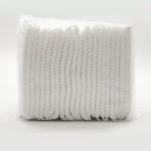 100pcs Penutup Kepala Pakai Buang Disposable Double Ribs Hair Head Cover Cap Net Non Woven Cap Universal Size 一次性无纺布头套 Hadiah Raya Dapur Rumah Masak Kitchen Restoran Manufacture Restaurant Hair Cover Tools
