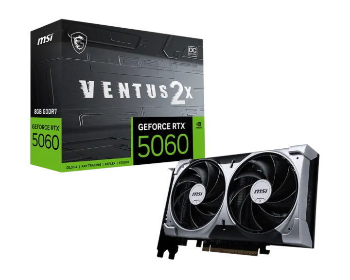 MSI RTX 5060 8G VENTUS 2X OC GRAPHIC CARD