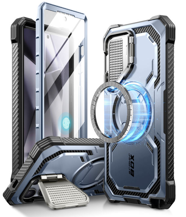 I-Blason Armorbox For Google Pixel 9 Pro XL Case Built In Screen Protector Kickstand Support Fingerprint Id Military Protection Full Body Rugged Bumper Protective Phone Case I.132881958