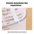 Clothes Drying Net Drying Basket Windproof Drying Basket Foldable Polyester Underwear Drying Net Household Supplies. 