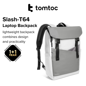 Tomtoc Slash-T64 Flip Laptop Backpack | 15.6-inch | 18L