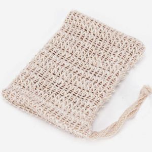 【Local Deliver】Natural Cotton Linen Foaming Soap Bag Saver Net Mesh Massage Exfoliator Pouch Bathing Bubble Maker Cleaning Tool