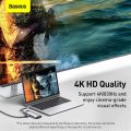 Baseus USB C Hub Loại C Để HDMI Tương Thích Rj45 đầu đọc SD Pd 100W Sạc USB 3.0 USB-C HUB cho MacBook Pro trạm dock Splitter. 