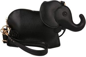 Animal Elephant Shape Crossbody Bag Purse fashion Women PU Leather Fashion Shoulder Bag Clutch