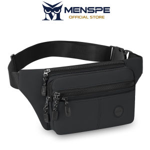 MENSPE Sports Chest Bag Waist Bag Crossbody Chest Bag Multi-Functional Fitness Bag Small Waist Pouch Waterproof Wear-Resistant Waist Bag with Adjustable Strap for Workout Running
