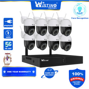 Wistino 8CH FHD 3MP/6MP CCTV System Wifi Camera NVR Kit Outdoor Security IP Camera P2P Wireless Kits Surveillance Night Vision