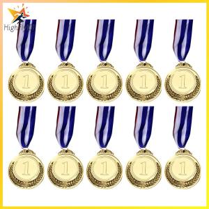 10Pcs Bronze Award Medals Zinc Alloy Winner Medals with Neck Ribbon Competition Awards 2 Inch for Kids Childrens Events