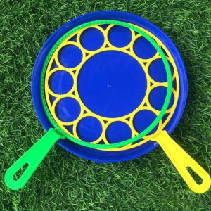 【COD&Fast Delivery】3pcs/set Blue Maker Bubble Tool ABS Multistyles Children Big Bubbles Wand Kit Kids Toys Blowing Bubble Plate Outdoor Playtime Birthday Party