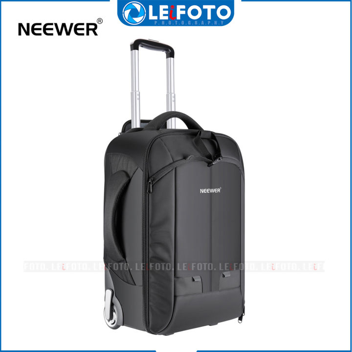 Neewer 2-in-1 Convertible Wheeled store Camera Backpack Luggage Trolley Case