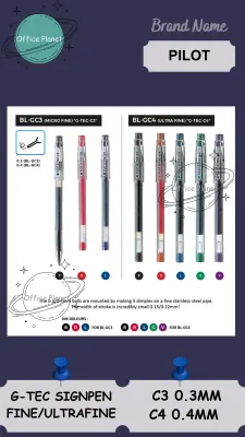 Signpen Pilot Gtec C3/C4 Pilot G-Tec 0.3 0.4 Pens SIGNPEN AND REFILL ONLY