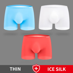 CMENIN  3 Thời Trang Ice Silk Nam Quần Lót Võ Sĩ Quần Short Nhanh Khô Thân Cây Quần Lót Nam Boxer Quần Lót Nam dành Cho Nam MR8052