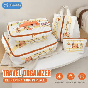 MLADEN Travel Storage Bag Waterproof Packing Cube Beg Baju Organizer Pakaian Cosmetic Underwear Trip