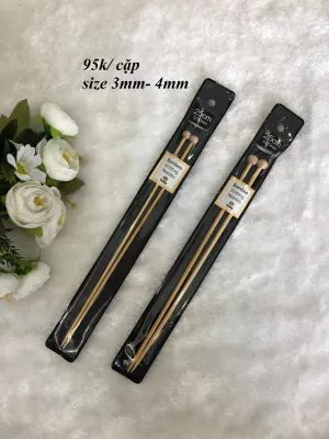Kim đan tulip thẳng 25cm/ kim đan len tulip