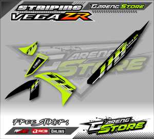 STRIPING VARIASI MOTOR YAMAHA VEGA ZR / STICKER LIST YAMAHA VEGA ZR VIETNAM STYLE