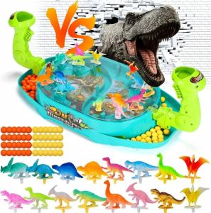 Dinosaur Catapult Battle two-player tabletop game Kids Dinosaur Set Tyrannosaurus rex Simulation Gift Parent-Child Interaction