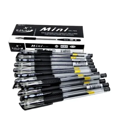 1 Box 12 Pcs / Gel Pen Pulpen Joyko JK-100 / Esco Mini Gel / Pena Joyko Lancip Mata Jarum / Pulpen Joyko Tinta Hitam / Millenium Store