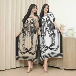 MIDI DRESS RAYON LENGAN PENDEK LD 110CM LD 120CM  BUSUI FRIENDLY // MIDI DRESS MOTIF // DASTER RAYON VIRAL // DRESS RAYON