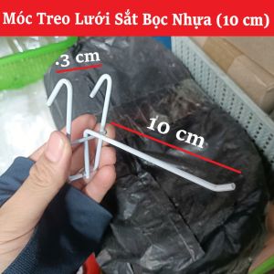 Móc Treo Lưới Sắt Bọc Nhựa (10 cm) Treo Lưới Trưng Bày Hàng Hóa - Móc Treo Phụ Kiện Trưng Bày Cửa Hàng