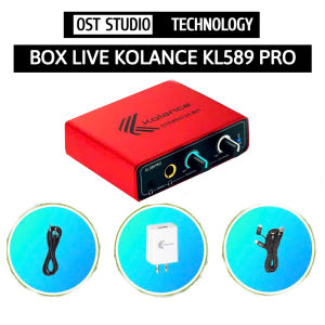Box Livestream Thu Âm Cao Cấp KOLANCE KL 589 PRO STEREO 24 Bit Thu Âm Cho Âm Thanh Sắc Nét Chất Lượng Cao