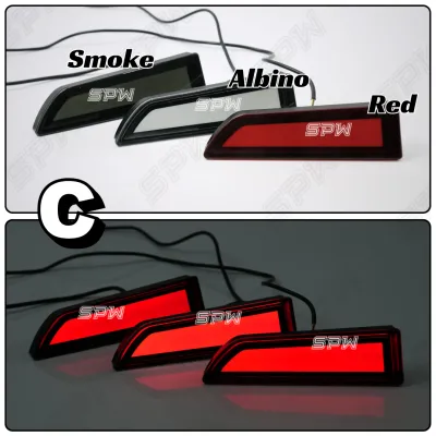 Proton Persona Gen2 Exora Satria Neo RGB Rainbow Rear Bumper LED Reflector Dynamic LED Running Signal Brake Light Lamp DRL Daylight