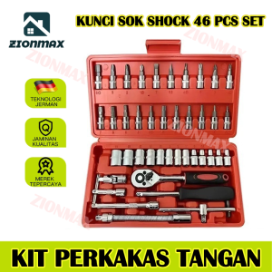 Kunci Sok Set 46pcs Kunci Socket Full Set Lengkap Repair Tools Multifungsi