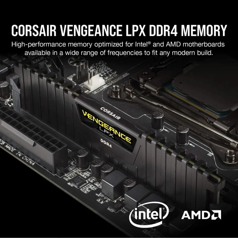 New and Improved】 CORSAIR LPX DDR4 RAM 8GB 16GB 2400 / 2666