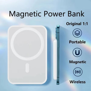 Dimhi mates ♚【Local delivery】2024 Wireless Powerbank 20000mAh Magnatic Power Bank for Phone Mini Charger 無線充電寶 Original Powerbank Phone12 13 14Pro♨
