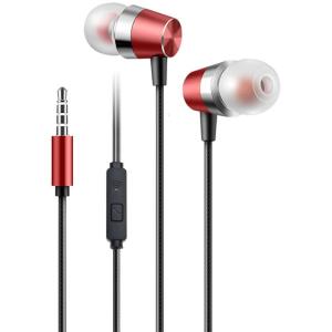 Tai nghe nhét tai earbuds có Micrô có dây 3.5mm trong tai tai nghe với micro thích hợp cho điện thoại thông minh máy tính máy tính xách tay