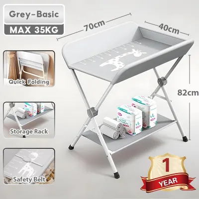Playpark Baby Diaper Changing Table Foldable Newborn 0-3 Years Care Diaper Nursing Table