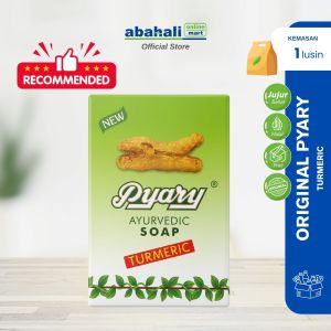 1 Lusin 12 Pcs Sabun Arab Pyary Turmenic Ayurvedic Soap Dari Bahan Alami