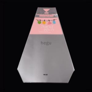 [COD] hegu 100Pcs Sandwich Packaging Transparent Baked Triangle Cake Bread Baking Food Disposable Packaging Transparent Bag