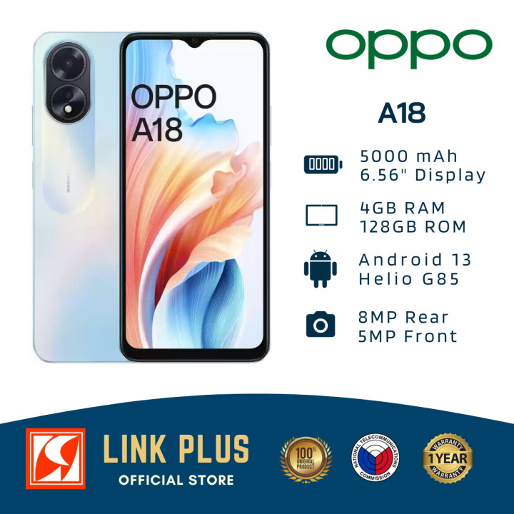 Oppo A18 4GB RAM + 128GB ROM (Original and Sealed) | Lazada PH