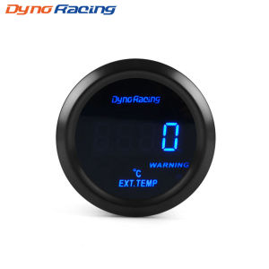 Dynoracing 2" 52mm Exhaust Gas Temp Gauge Digital Exhaust Temperature EGT EXT gauge Blue Led Car Gauge Car Meter With Sensor