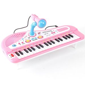 Kids Piano 37 Keys Mini Electronic Organ Musical Piano Teaching Keyboard With Microphone Educational Toys For Kids