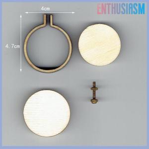 【Enthusiasm】🌟🌟【Hot Sale】🎈 DIY รอบมินิไม้กางเขนเย็บปักถักร้อยห่วงแหวนกรอบเครื่องคงที่
