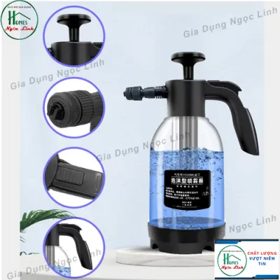 [ 3 đầu béc ] Bình xịt bọt tuyết rửa xe hơi ô tô cầm tay dung tích 2000ml -B2L-CT