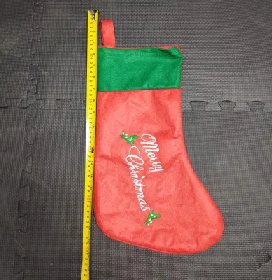 Christmas Santa Socks 43x26x18 Gift Bags Santa Claus Snowman Socks Xmas Tree Hanging Ornament Socks