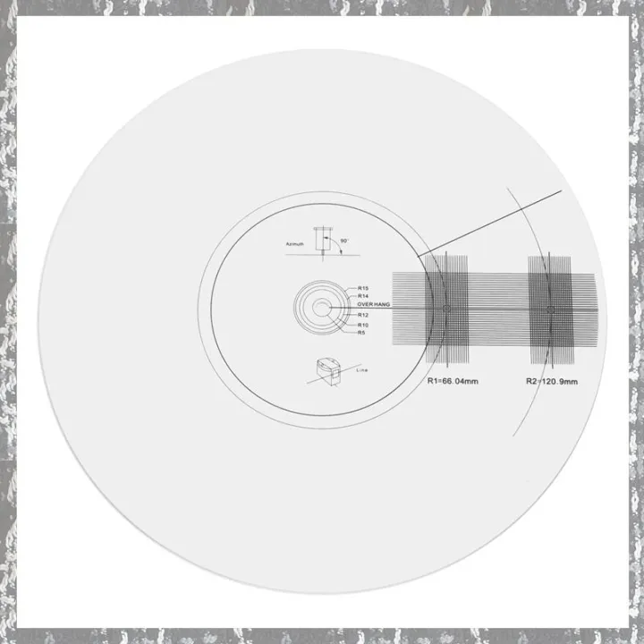 Calibration Disc Phonograph Alignment Protractor Phonograph Record ...