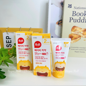 KEM ĐÁNH RĂNG B&B HÀN QUỐC CHO BÉ TỪ 6 THÁNG TUỔI TRỞ LÊN